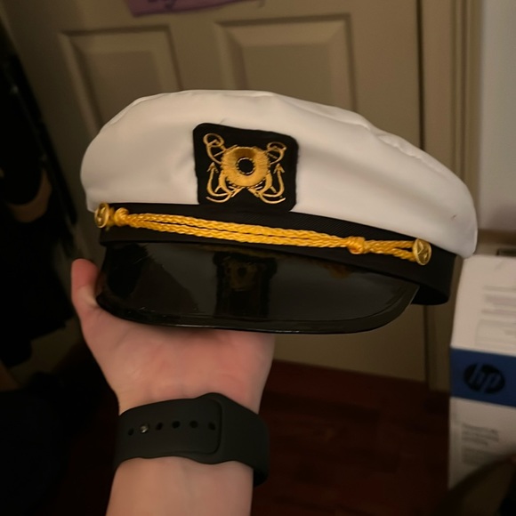 Skipper Costume Captain Hat - Picture 1 of 3